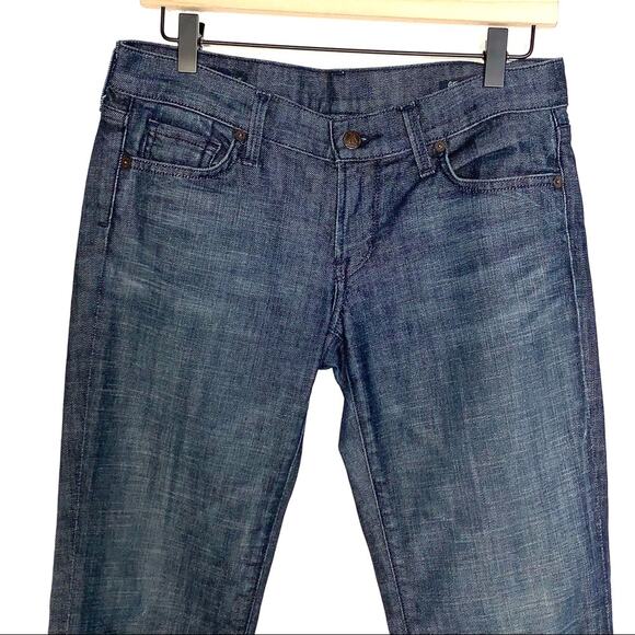 Citizens of Humanity dark wash cropped low rise straight leg jeans size 28 B112 - Picture 2 of 5